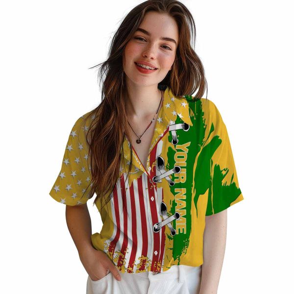 Custom Banana Stitched Flag Hawaiian Shirt Trendy