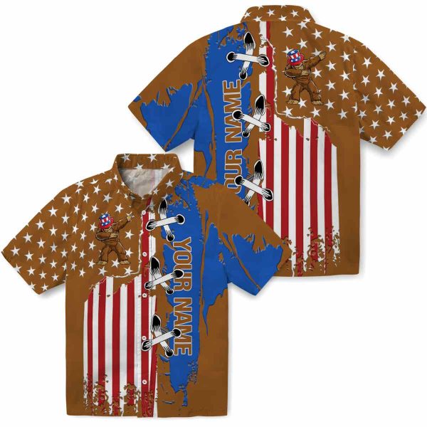 Custom Bigfoot Stitched Flag Hawaiian Shirt Latest Model