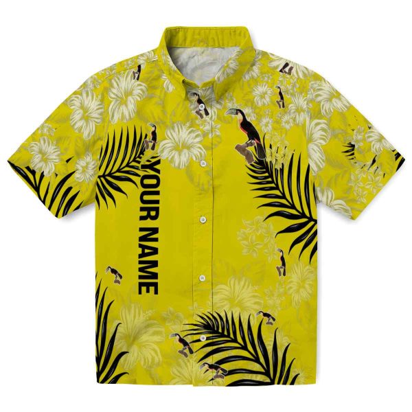 Custom Bird Hibiscus Print Hawaiian Shirt Best selling