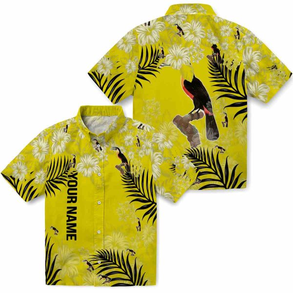 Custom Bird Hibiscus Print Hawaiian Shirt Latest Model