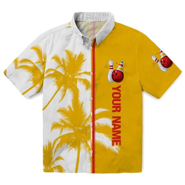 Custom Bowling Palm Trees Hawaiian Shirt Best selling