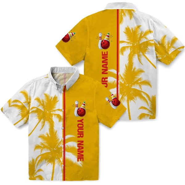 Custom Bowling Palm Trees Hawaiian Shirt Latest Model