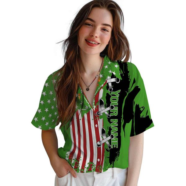 Custom Cactus Stitched Flag Hawaiian Shirt Trendy