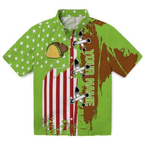 Custom Capybara Stitched Flag Hawaiian Shirt Best selling