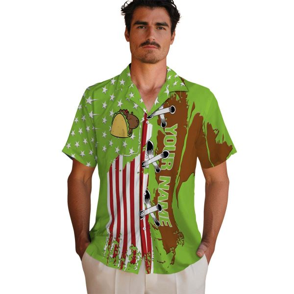 Custom Capybara Stitched Flag Hawaiian Shirt High quality