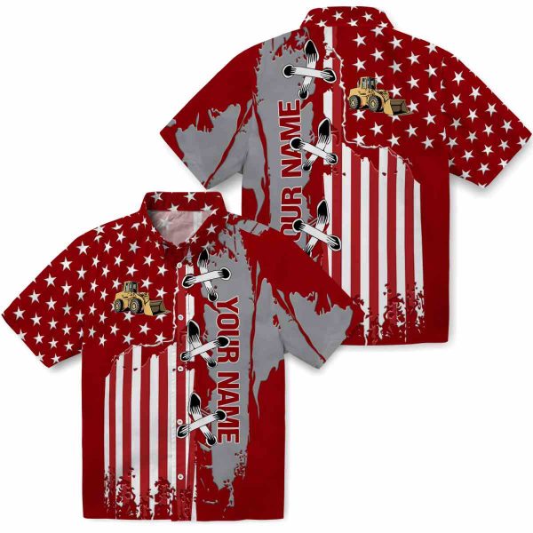 Custom Construction Stitched Flag Hawaiian Shirt Latest Model