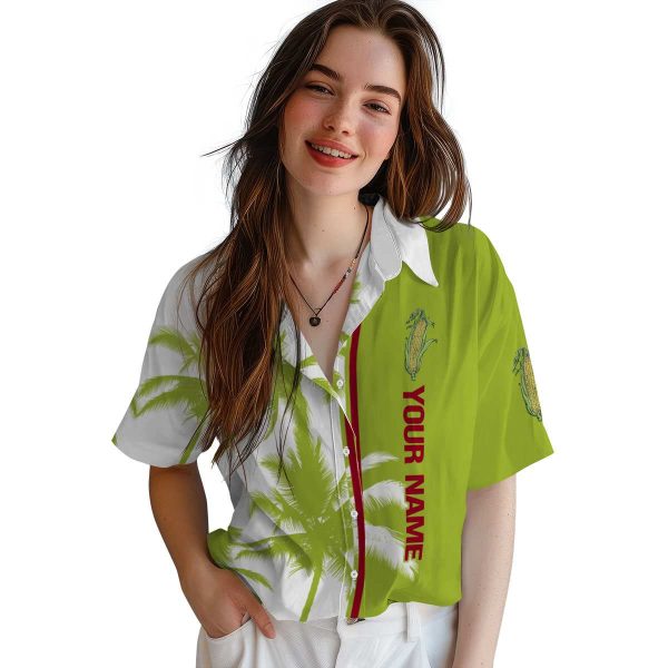 Custom Corn Palm Trees Hawaiian Shirt Trendy