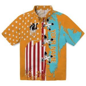 Custom Cow Stitched Flag Hawaiian Shirt Best selling