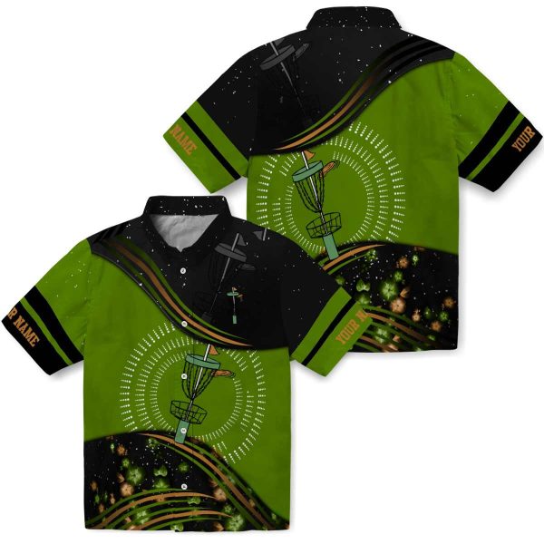 Custom Disc Golf Abstract Waves Hawaiian Shirt Latest Model