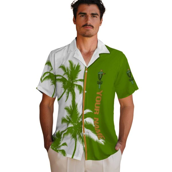 Custom Disc Golf Palm Trees Hawaiian Shirt High quality