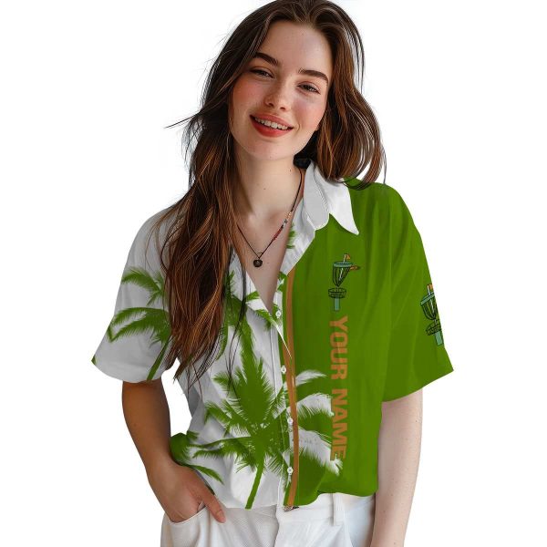 Custom Disc Golf Palm Trees Hawaiian Shirt Trendy