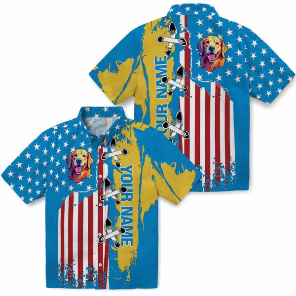 Custom Dog Stitched Flag Hawaiian Shirt Latest Model