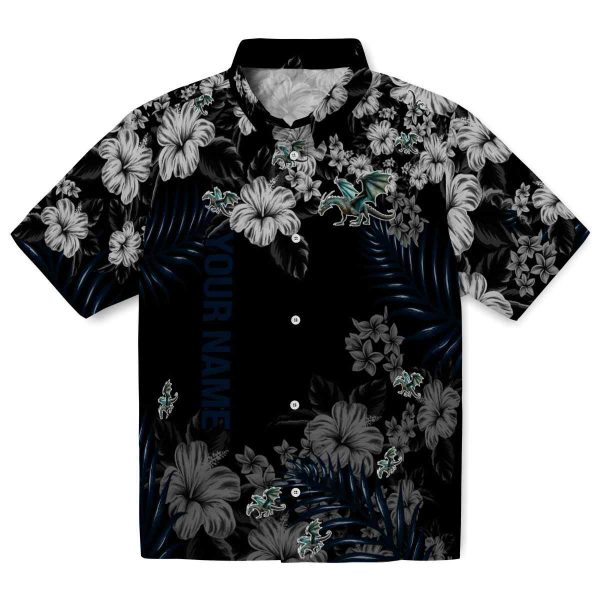 Custom Dragon Hibiscus Print Hawaiian Shirt Best selling