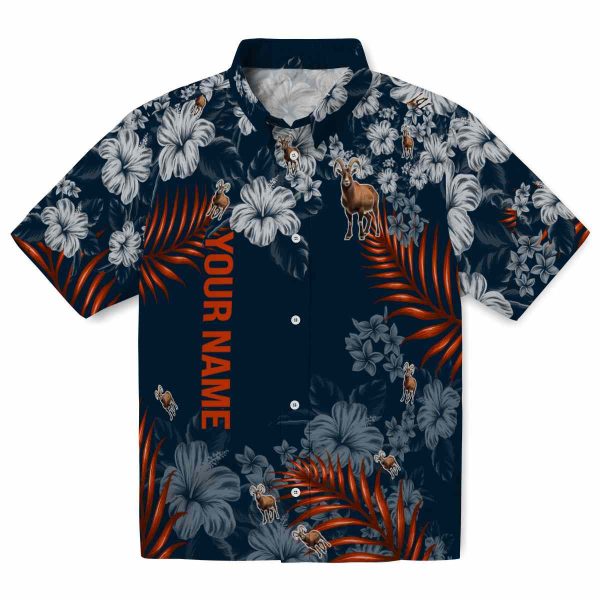 Custom Goat Hibiscus Print Hawaiian Shirt Best selling