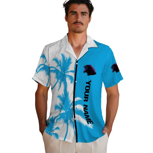 Custom Godzilla Palm Trees Hawaiian Shirt High quality