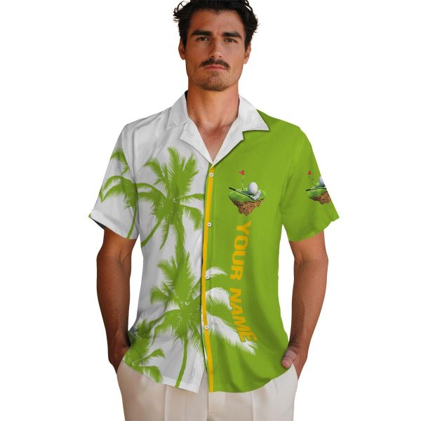 Custom Golf Palm Trees Hawaiian Shirt High quality