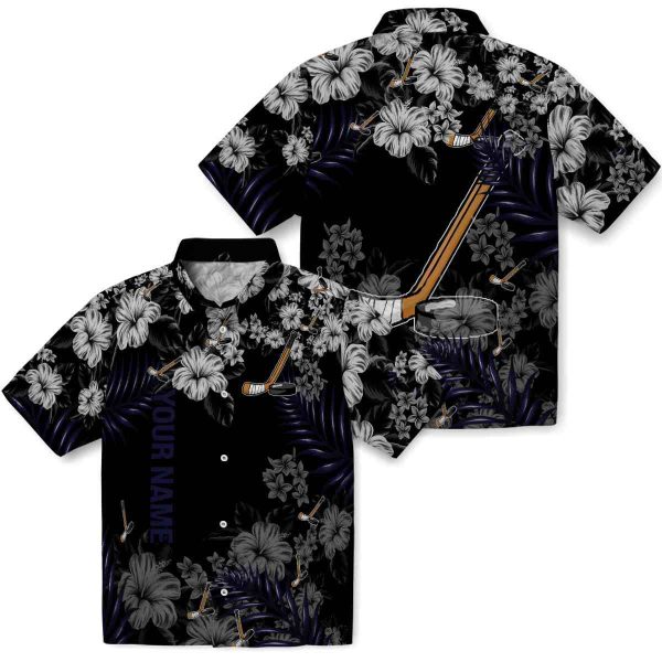 Custom Hockey Hibiscus Print Hawaiian Shirt Latest Model