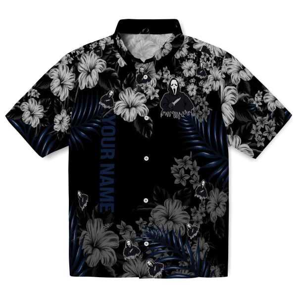 Custom Horror Hibiscus Print Hawaiian Shirt Best selling