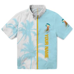Custom Jellyfish Palm Trees Hawaiian Shirt Best selling