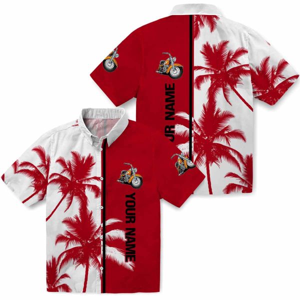 Custom Motorcycle Palm Trees Hawaiian Shirt Latest Model