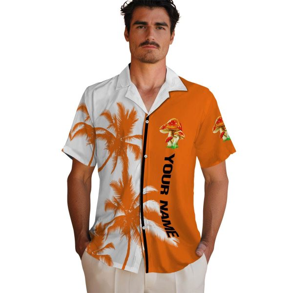 Custom Mushroom Palm Trees Hawaiian Shirt High quality