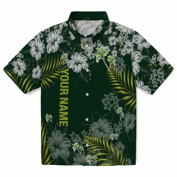 Custom Palm Tree Hibiscus Print Hawaiian Shirt Best selling