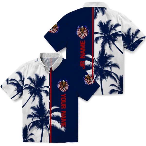 Custom Patriotic Palm Trees Hawaiian Shirt Latest Model