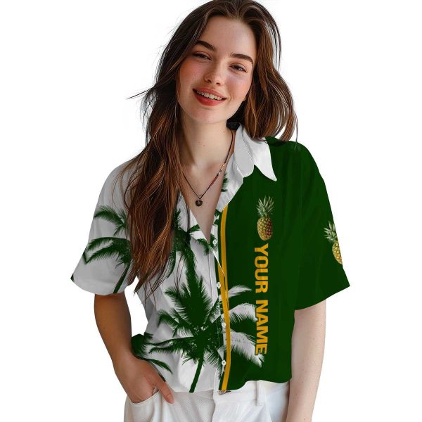 Custom Pineapple Palm Trees Hawaiian Shirt Trendy