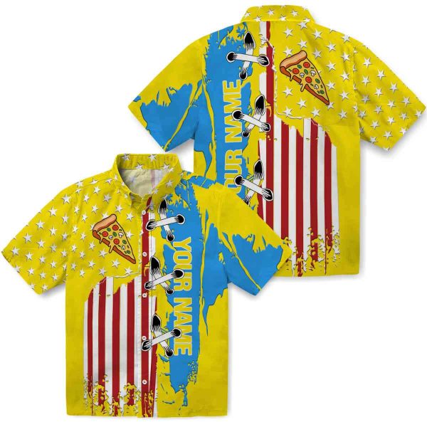 Custom Pizza Stitched Flag Hawaiian Shirt Latest Model