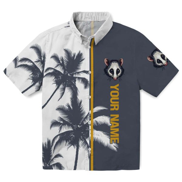Custom Possum Palm Trees Hawaiian Shirt Best selling