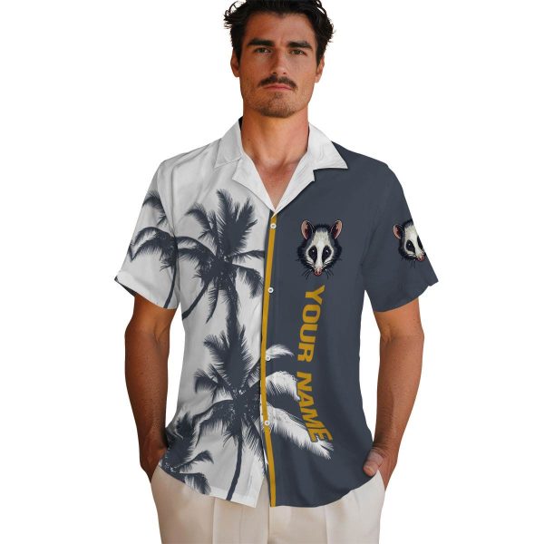 Custom Possum Palm Trees Hawaiian Shirt High quality