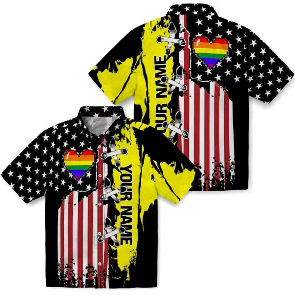 Custom Pride Stitched Flag Hawaiian Shirt Latest Model