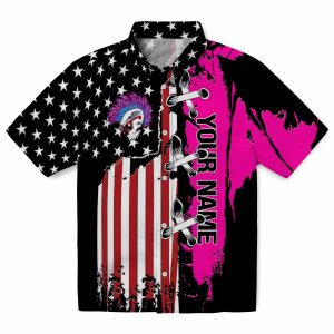 Custom Punk Stitched Flag Hawaiian Shirt Best selling