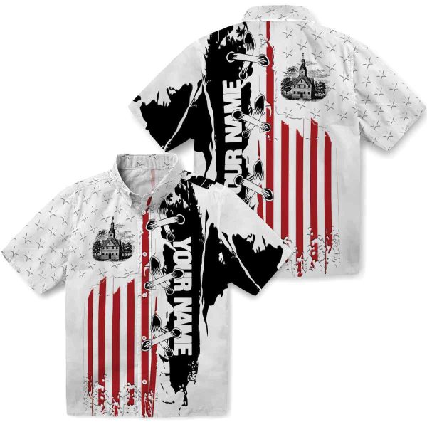 Custom Puritan Stitched Flag Hawaiian Shirt Latest Model