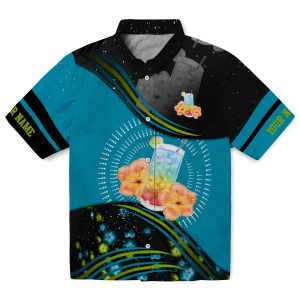 Custom Scotch And Soda Abstract Waves Hawaiian Shirt Best selling