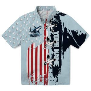 Custom Shark Stitched Flag Hawaiian Shirt Best selling
