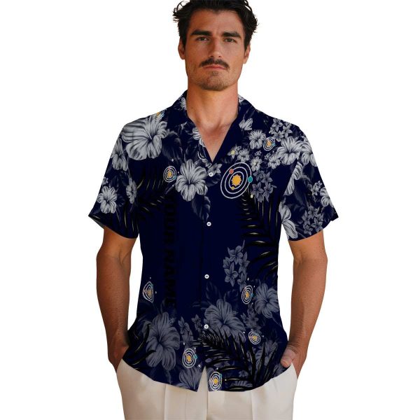 Custom Space Hibiscus Print Hawaiian Shirt High quality