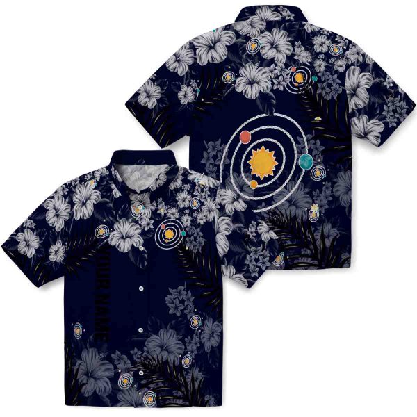 Custom Space Hibiscus Print Hawaiian Shirt Latest Model