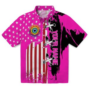 Custom Trippy Stitched Flag Hawaiian Shirt Best selling
