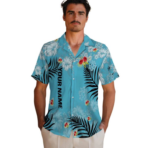 Custom Tropical Hibiscus Print Hawaiian Shirt High quality 1