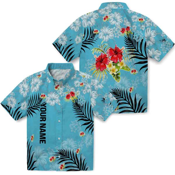 Custom Tropical Hibiscus Print Hawaiian Shirt Latest Model 1