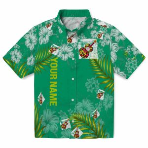 Custom Ukulele Hibiscus Print Hawaiian Shirt Best selling
