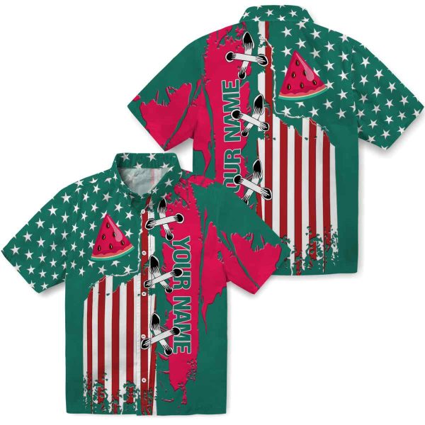 Custom Watermelon Stitched Flag Hawaiian Shirt Latest Model