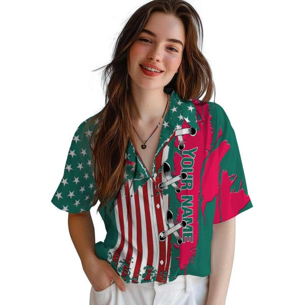 Custom Watermelon Stitched Flag Hawaiian Shirt Trendy