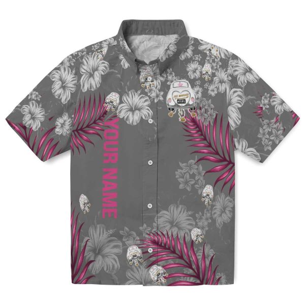 Custom Wedding Hibiscus Print Hawaiian Shirt Best selling