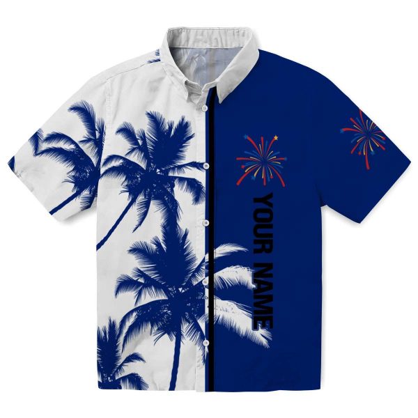 Customized 4th Of July Palm Trees Hawaiian Shirt Best selling