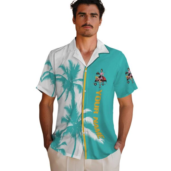 Customized 50s Palm Trees Hawaiian Shirt High quality