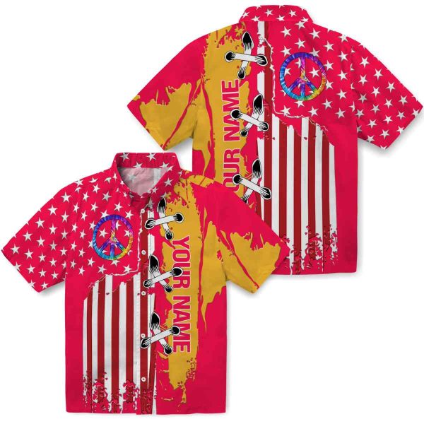 Customized 60s Stitched Flag Hawaiian Shirt Latest Model