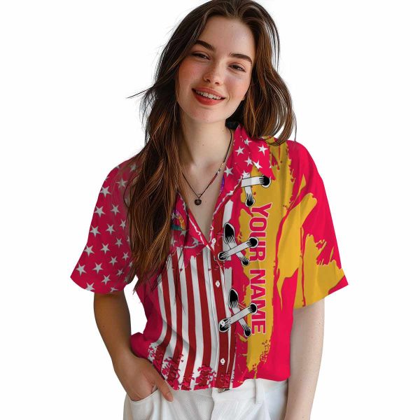 Customized 60s Stitched Flag Hawaiian Shirt Trendy