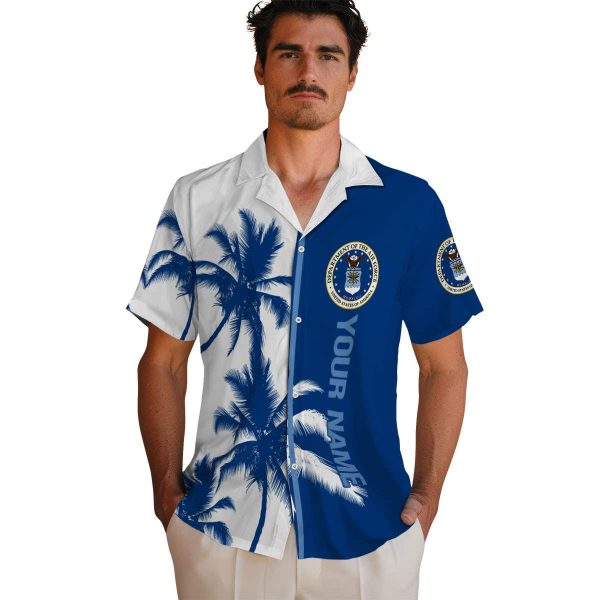 Customized Air Force Palm Trees Hawaiian Shirt High quality